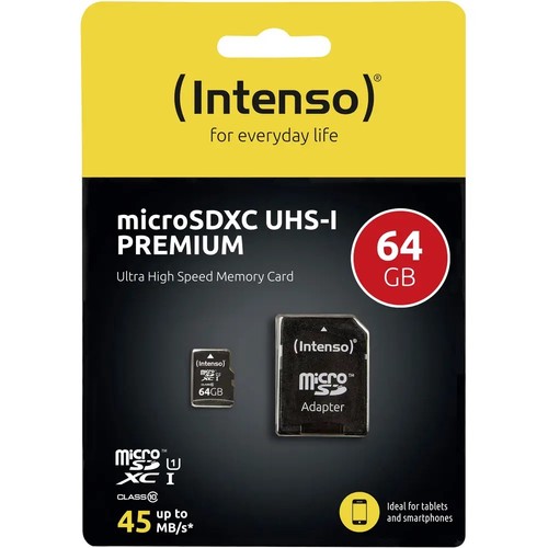 Intenso micro sdxc 64gb - intenso,