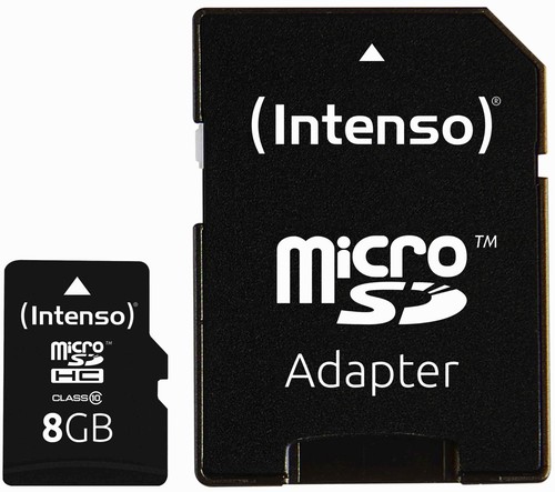 Intenso micro sdhc - karte, 8gb