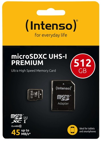Intenso micro sdxc karte 512gb - intenso,