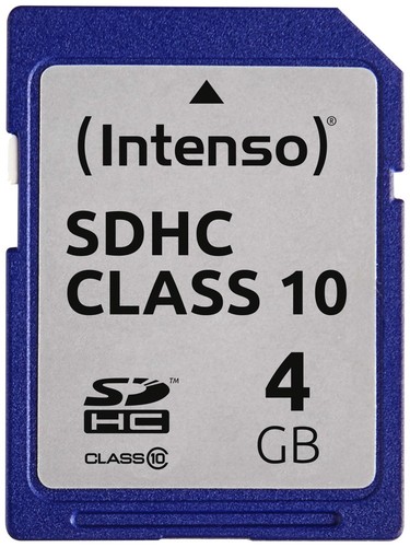 Intenso sdhc karte - karte, 4gb