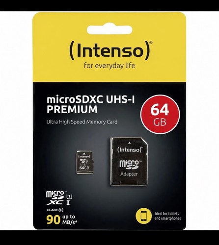 Intenso micro sdxc 64gb - intenso, class