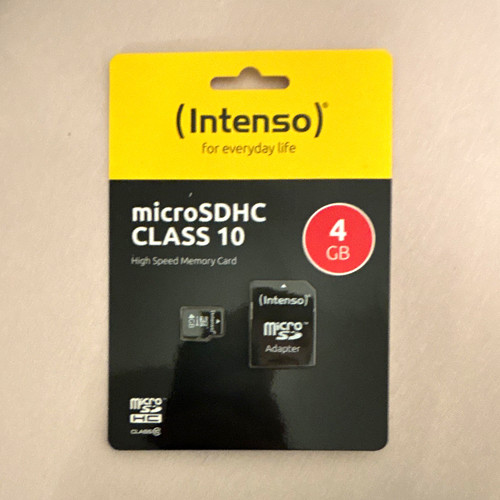 Intenso microsdhc gb - intenso, 4