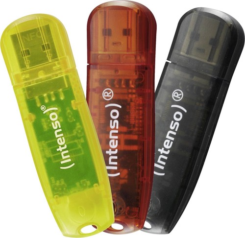 Intenso rainbow line - rainbow, 3er