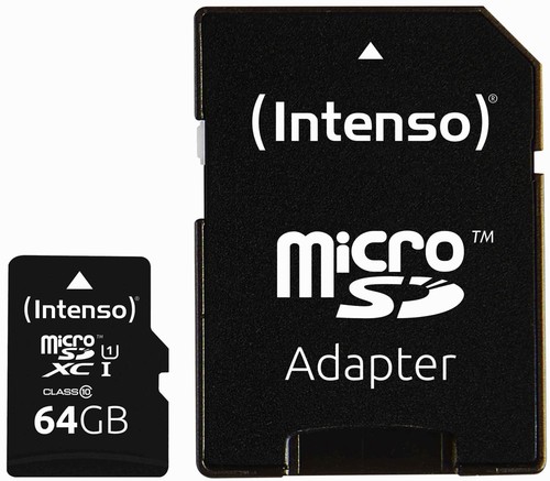 Intenso micro sdxc karte 64gb - micro,